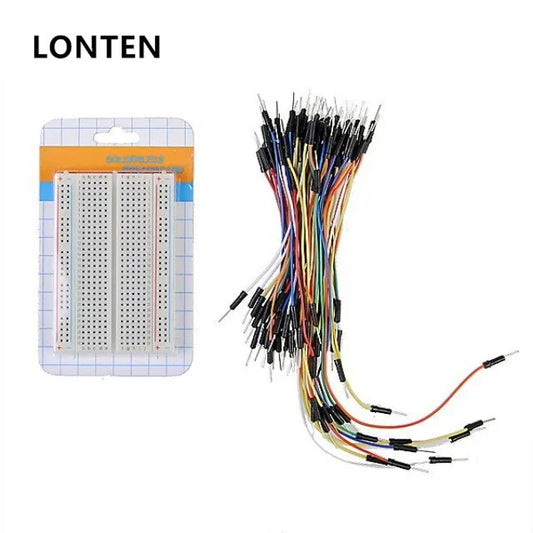 Custom Lonten Prototype Board 400 Hole Breadboard + 65pcs Breadboard Jump Cable Manufacturer