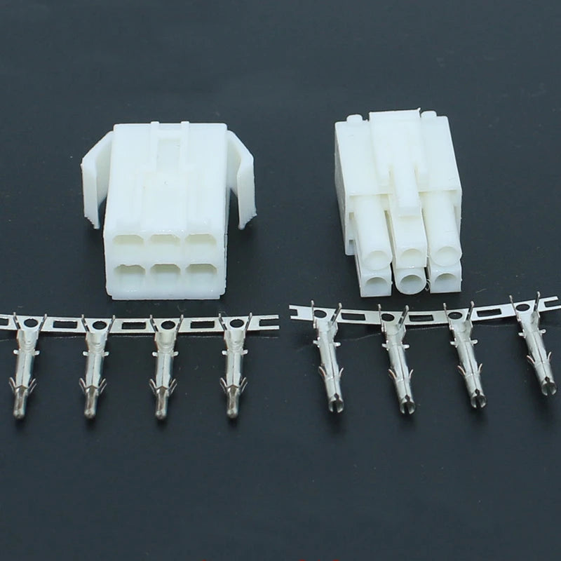 Custom Automotive connector EL-2/3/4/6/9P Small tamiya Connector 4.5mm EL4.5 Multipole Connectors Male + Female Plug + terminals Manufacturer