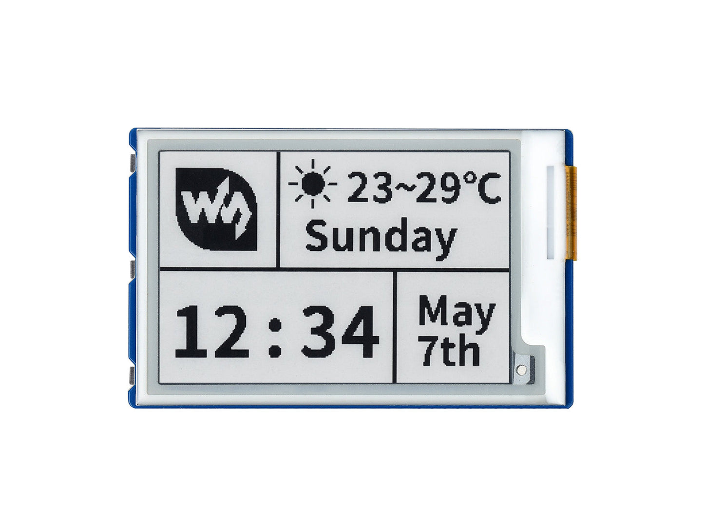 2.7inch E-Paper E-Ink Display Module for Raspberry Pi Pico 264x176, Black / White, 4 Grayscale SPI Custom PCB baby monitor pcba