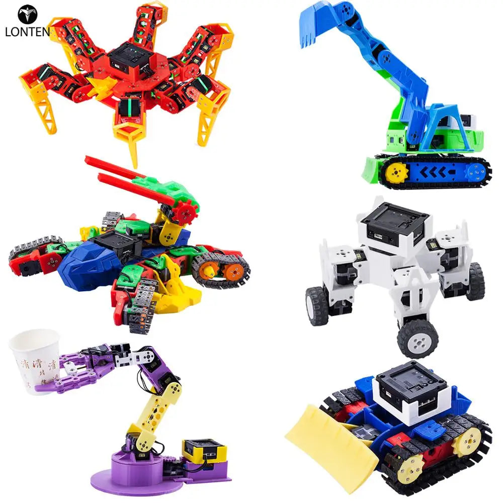 Custom Lonten 27cm LINE-Core M Graphical Programmable Humanoid Robot Educational Robot Kit High Tech Toys White Manufacturer