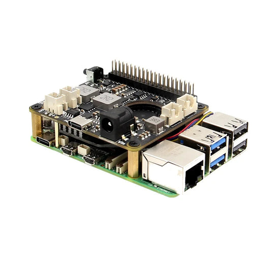 Custom X1209 V1.0 5V UPS HAT Extension Board Power Management Board for Raspberry Pi 5/4B/3B (Batteries Not Included)