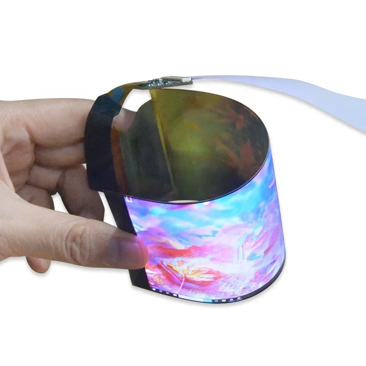 Custom 6 Inch 1080x2160 Full HD Small Flexible Oled Amoled Display Panel Bendable Oled Flexible Display Rollable Screen Manufacturer