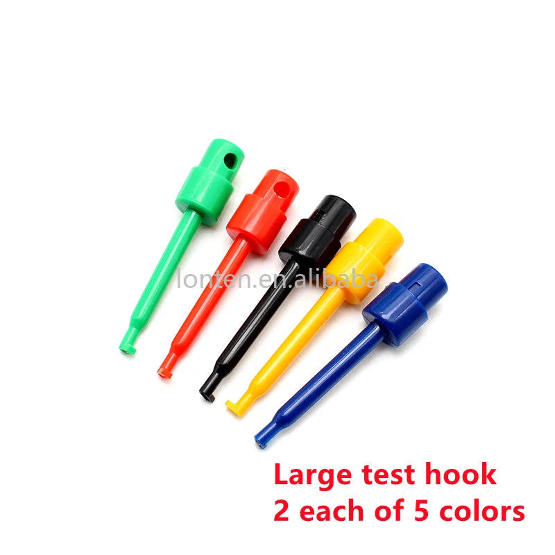 Custom Mini Single Test Hook Clip Test Probe For Electronic Testing IC Grabber Large Round Crocodile Clip Manufacturer