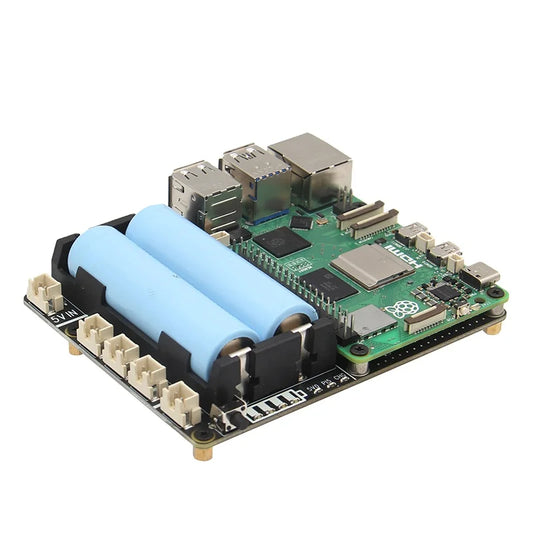 Custom Raspberry Pi 5 18650 UPS X1201 V1.1 Extension Board Power Management with Auto Power on No Battery Included for Pi 5
