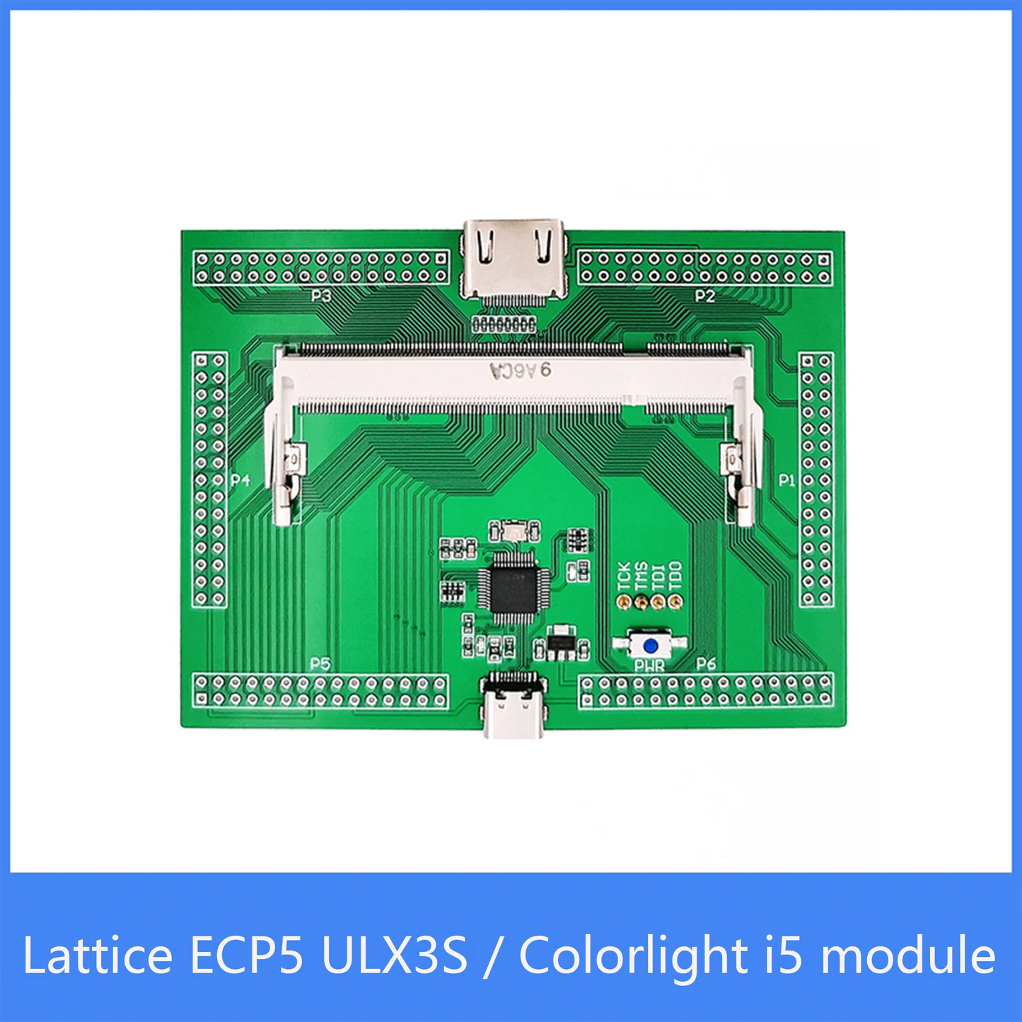 Custom Lattice ECP5 FPGA RISC-V Development Board Colorlight i5 Module LFE5U Open Source Toolchain Manufacturer