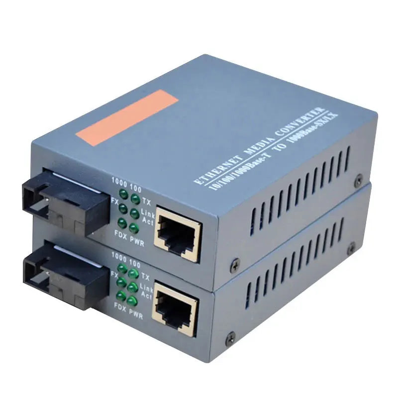 Custom Gigabit Fiber Optical Media Converter 10/100/1000Mbps Single Fiber SC Port HTB-gs-03 External Power Supply netlink Manufacturer