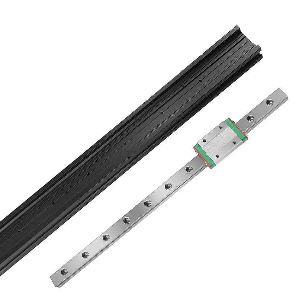 Custom 1set 2040 V-Slot Black Aluminum Profile +MGN linear guide 200/300/350/400/450/500mm for CNC laser engraving machine 3D printer Manufacturer