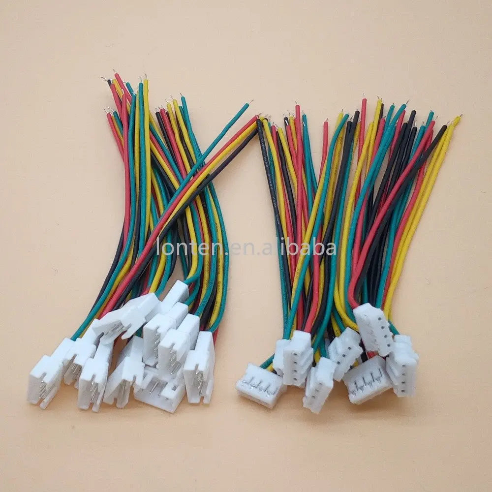 Custom 10Pair Micro JST PH 2.0 2P 3P 4P 5P 6PIN Male Female Plug Connector With Wire Cables 100mm Manufacturer