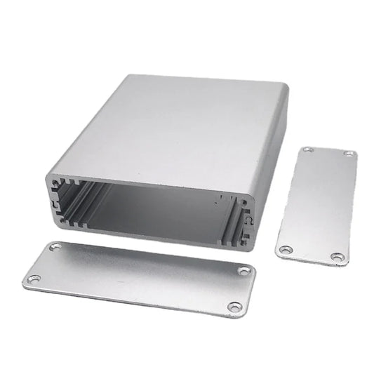Custom Sliver/Black color aluminum housing case for electronics project case 29(H)x90(W)x100(L) mm Manufacturer