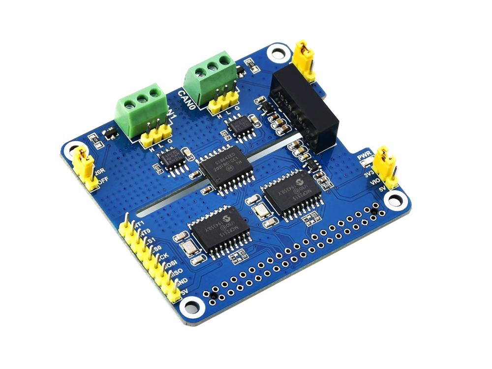 2-Channel Isolated CAN Expansion HAT for Raspberry Pi Dual Chips Solution Custom PCB motor driver pcba