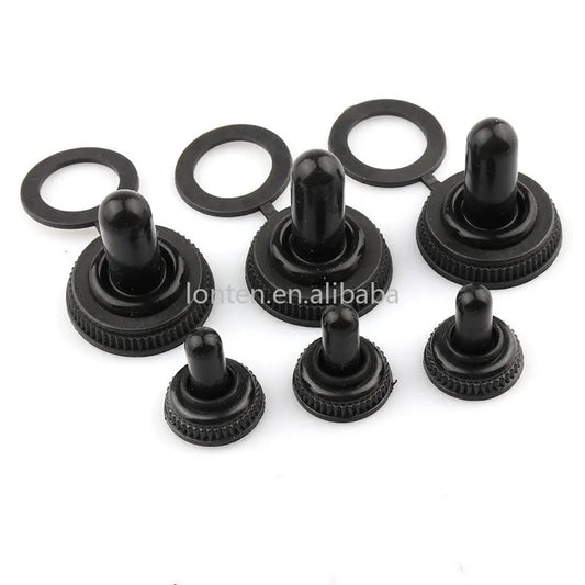 Custom 5pcs 6mm/12mm Toggle Rocker Switch Waterproof Cap Dust Cap Used for 1321/1021/KN3 E-TEN Series Switch Manufacturer