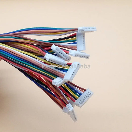 Custom Custom 10pcs ZH 1.5mm 2/3/4/5/6/8-Pin Double End Female &amp; female Connector with cable Same Direction Wire 15cm Length Manufacturer