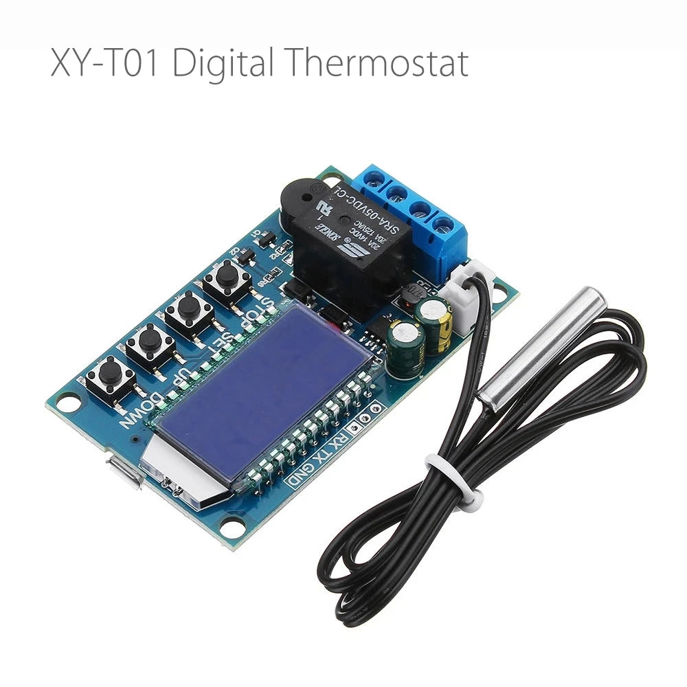 Custom XY-T01 Digital Thermostat Heating Refrigeration Temperature Control Switch Temperature Controller Module Manufacturer