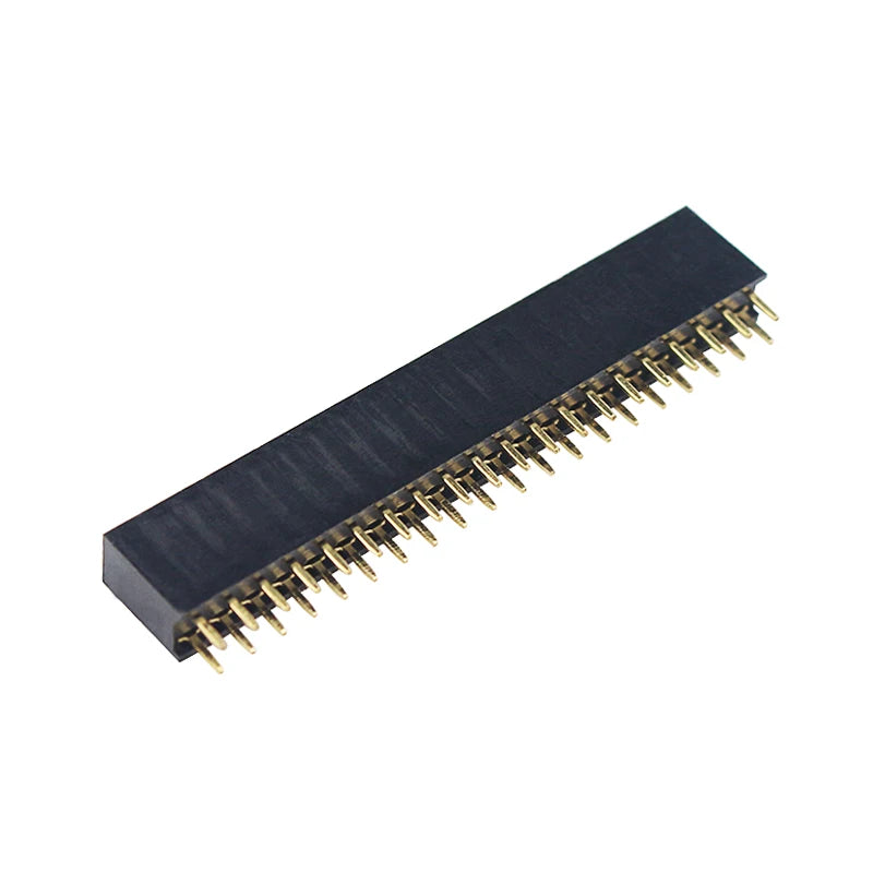 Caturda Raspberry Pi 20-Pin Double Row Straight Header Strip IDC PCB Connector for Raspberry Pi 5/4B/3B+/3B/Zero W/