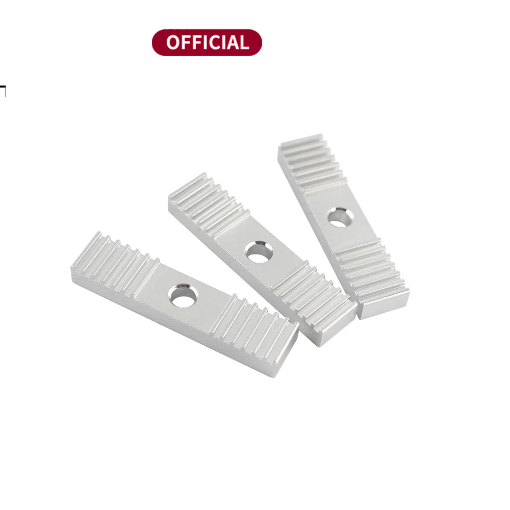 Custom Aluminum Alloy Tooth Pitch 2mm Aluminum Sheet Reprap GT2 Timing Belt Fixing Piece Clamp Fixed Clip 9*40mm CNC For Print Manufacturer