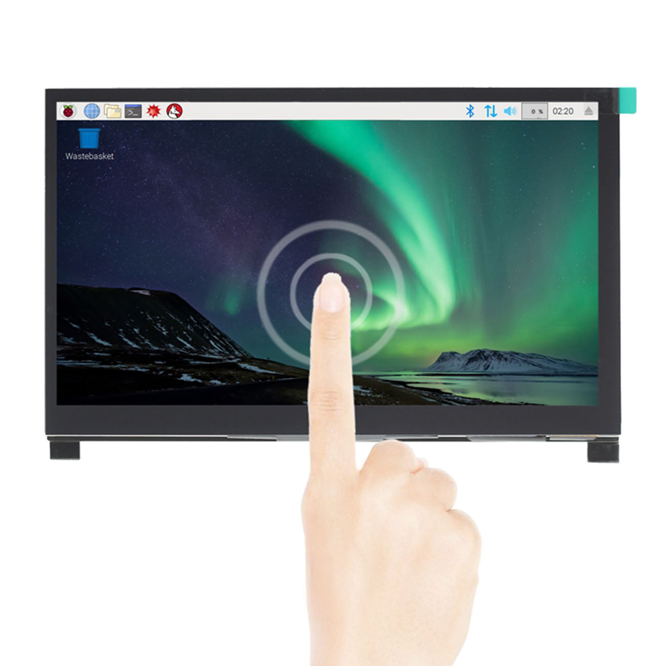 7 Inch Full View LCD IPS Touch Screen for Raspberry Pi HD Display Capacitive Monitor 5-Point Touch Control Custom