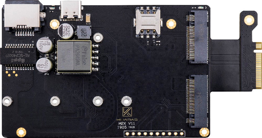 Khadas M2X Extension Board Custom PCB solar dc motor pump driver 3hp pcba pcba placa 2g2e gigabit convertidor de medios customize