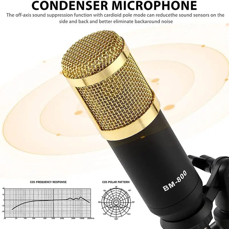 Custom LT Streaming Microphone Kit with Audio Mixer and Condenser Microphone,Microphone Set for Podcast,Live Broadcast,Podcast Manufacturer