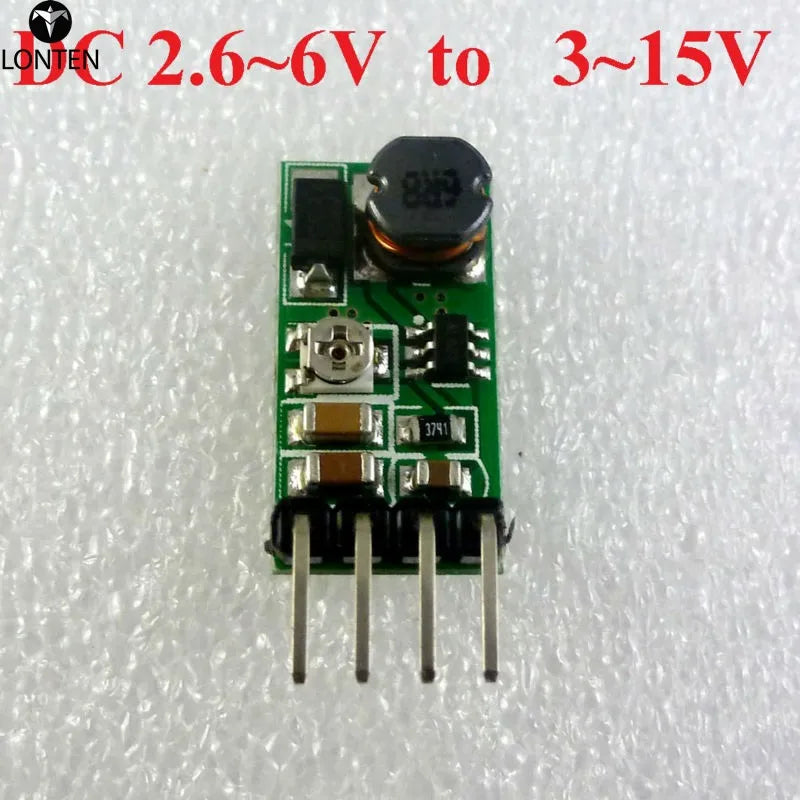 Custom 06AJSA DC 2.6-6V to 3-15V Adjustable Output Board DC DC Boost Step up Converter Voltage Module Manufacturer