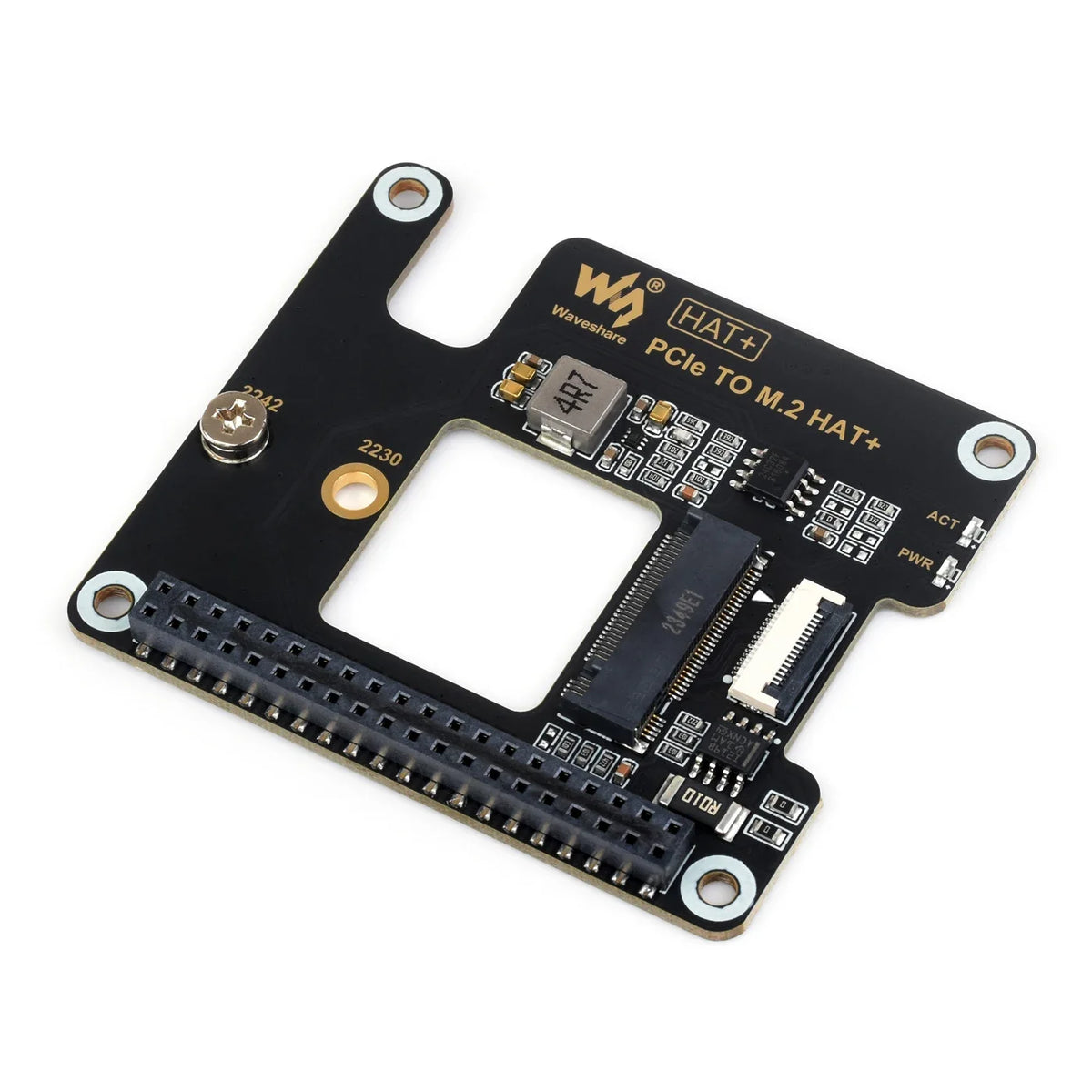 PI5 SSD NVMe HAT Expansion Board for RasPi RPI Raspberry Pi 5 Projects PCIe To M.2 Adapter Shield 1GB 8GB 16GB Accessories