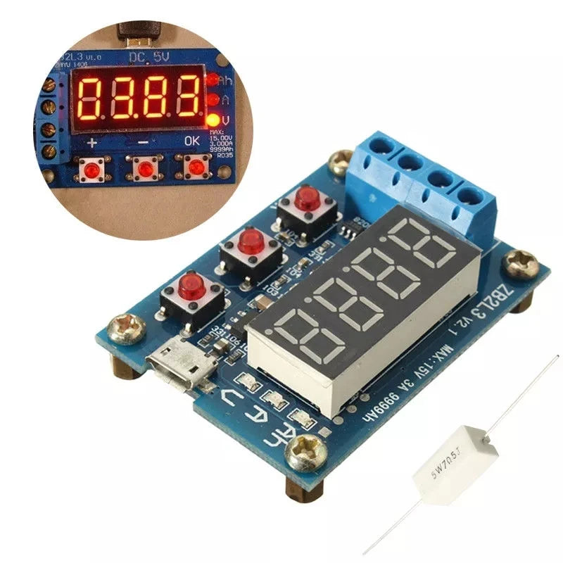 Custom LONTEN ZB2L3 Battery Capacity Tester External Load Discharge Type Module LED display Manufacturer