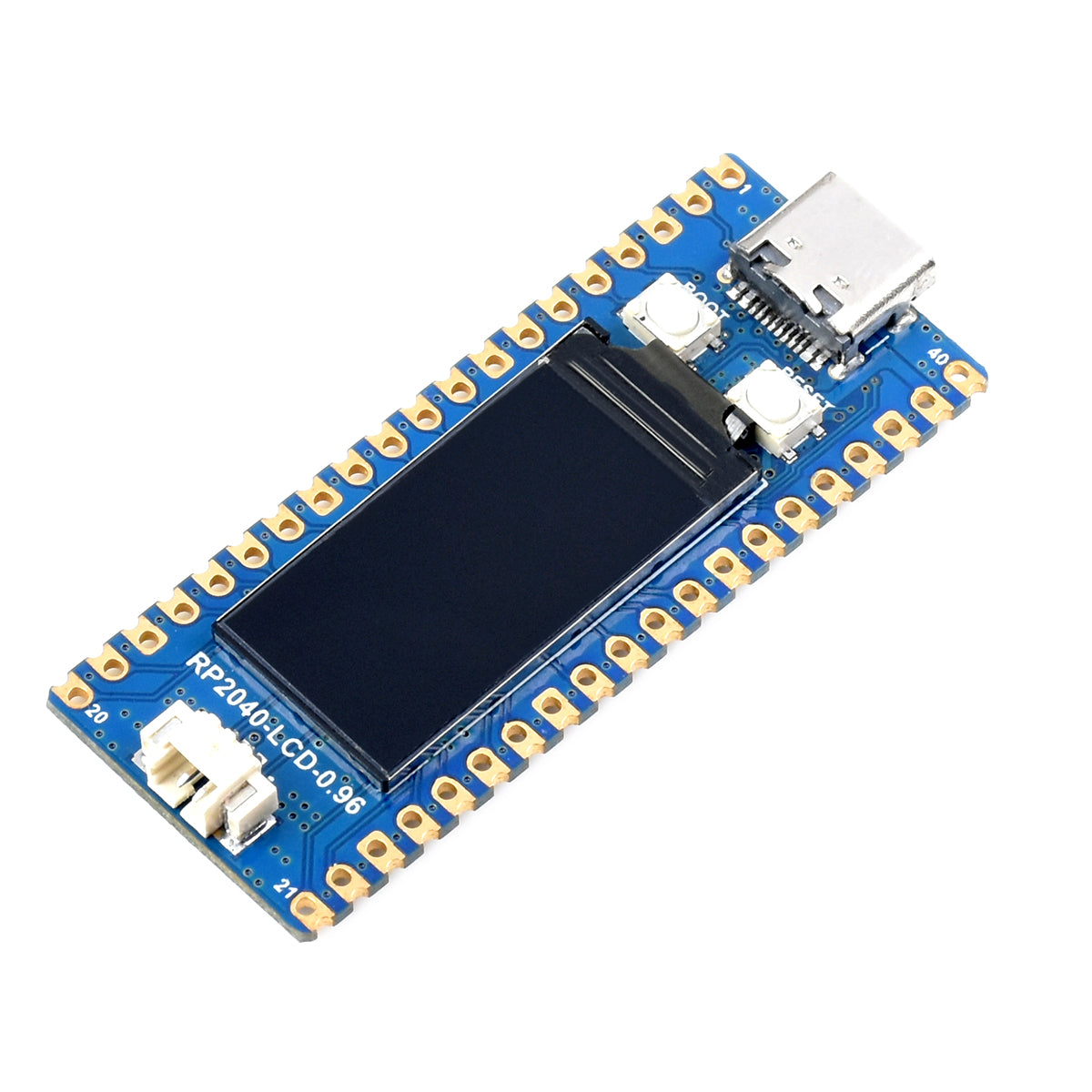 RP2040-LCD-0.96 A Low-Cost High-Performance Pico-Like MCU Board Based On Raspberry Pi Microcontroller RP2040 with LCD Custom PCB customize