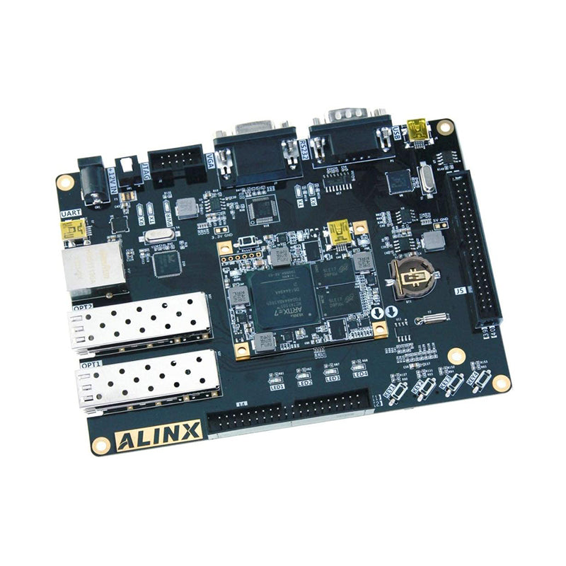 AX7102: Artix-7 XC7A100T (FPGA Development Board + USB Downloader) Custom PCB pcba makerpcb