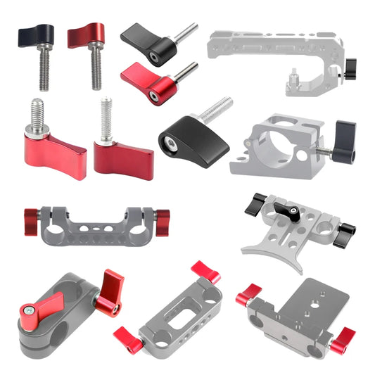 Custom M5 Aluminum Alloy L-type Handle Screw Locking 7-shaped Adjustable knob Screw  for GoPro DSLR Camera 12/17/20/22/25mm Manufacturer