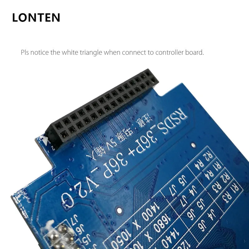 Custom Lonten RSDS_S3_V2.0 36P 0.5 FFC LVDS to RSDS Signal Transform Adapter Board Conversion Card for A190A2 A220Z1 A170E2 TPM190A1 19 Manufacturer