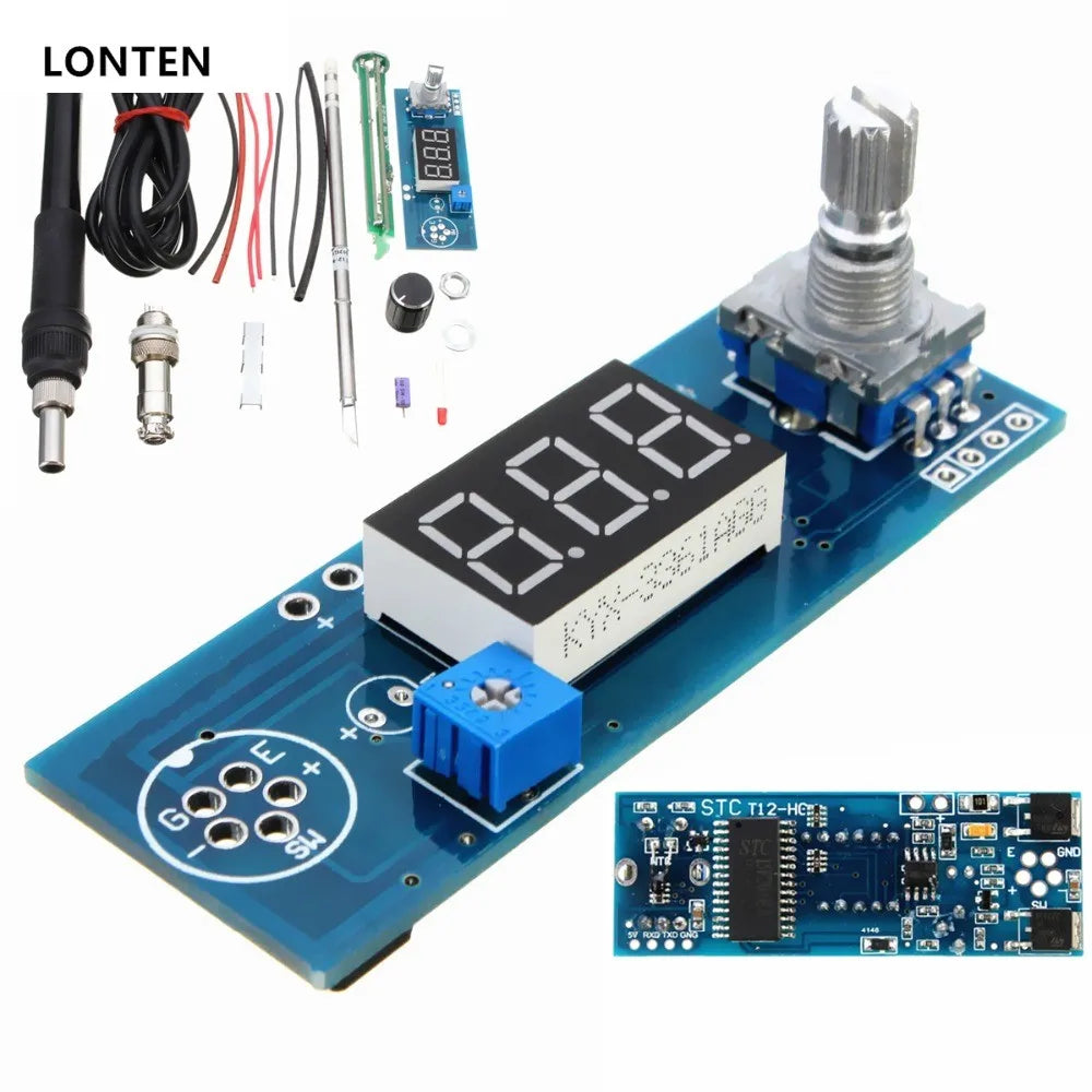 Custom Lonten Digital Soldering Iron Station Temperature Controller Kits T12 Handle Manufacturer