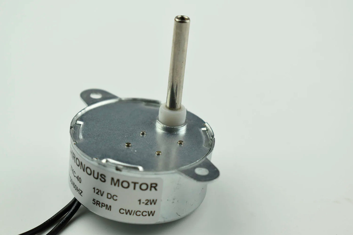 Custom Small Synchronous Motor TYC-40 12V 5RPM AC Inner-Shaft Length 33mm Slow Speed Electric Motor 2PCS Manufacturer