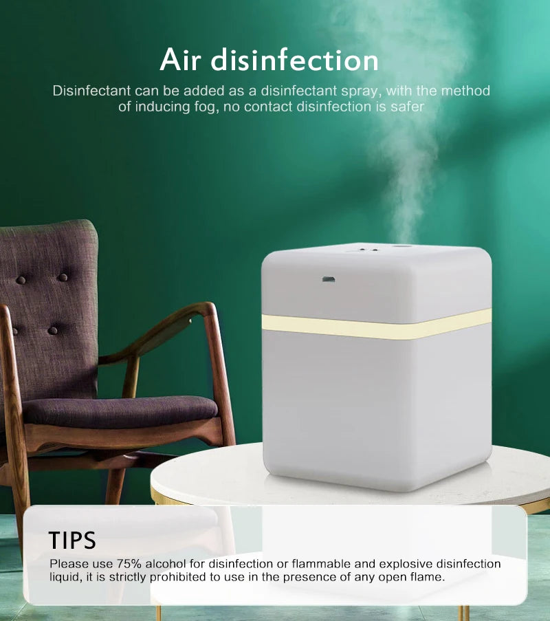 Custom New Automatic Induction Mist Spray Soap Dispenser Disinfection Sterilizing Desktop Alcohol Spray Bottle Sterilizer Inteligente Manufacturer