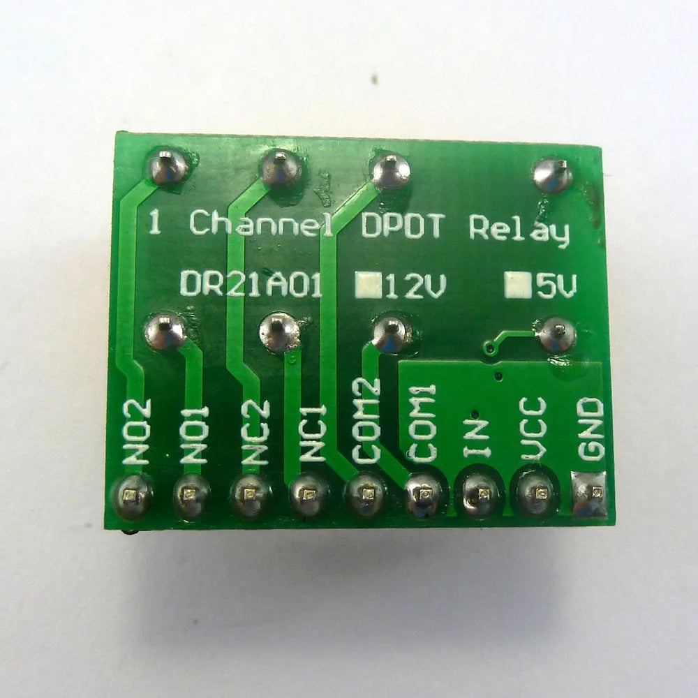 Custom OEM DR21C01 DC 12V DPDT Signal Relay Board Dual Channel selector switch Module for Stereo o Motor Polarity reversal PLC Manufacturer