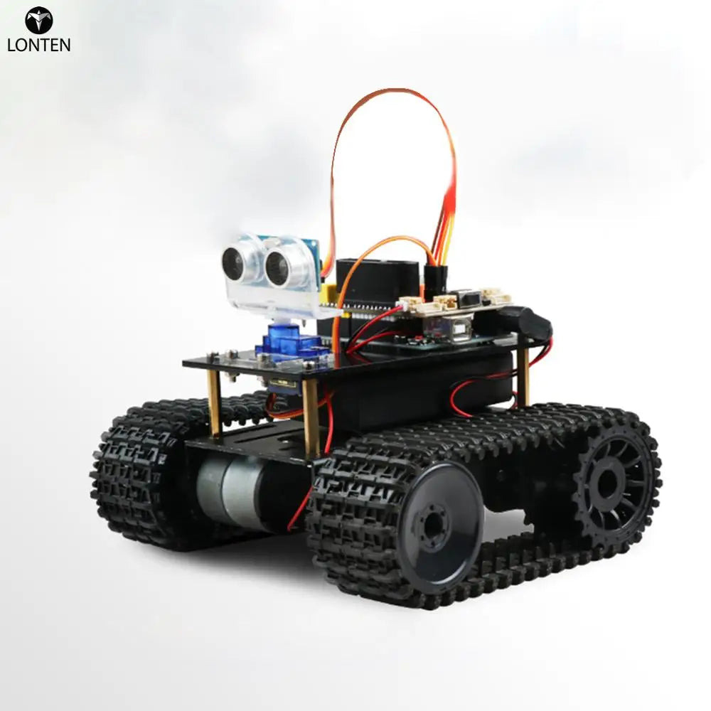 Custom Lonten DIY Obstacle ance Smart Programmable Robot Tank Educational Learning Kit for arduinos for UNO Manufacturer