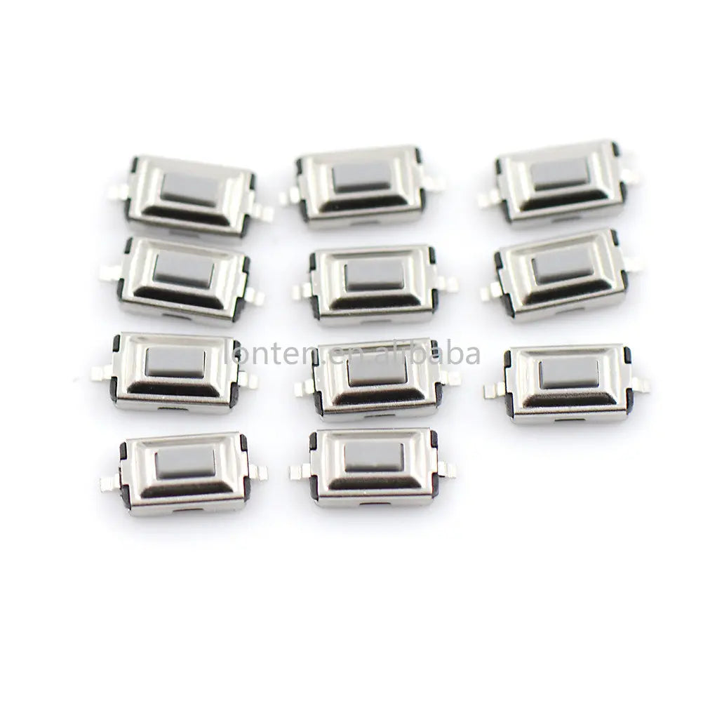 Custom 100Pcs Mini Switch 3x6x2.5mm Two Pin Push Button Switch SMD Tactile Tact Micro Switch MB3/MB4 Tablet PC Power Switch Manufacturer