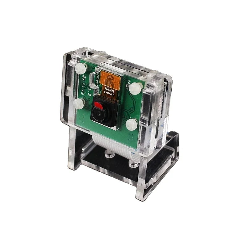 Custom Lonten Newest 5MP Raspberry Pi 4 Camera Module OV5647 Mini Video Camera 1080P 720P Webcam+acrylic Holder Acrylic LT Manufacturer