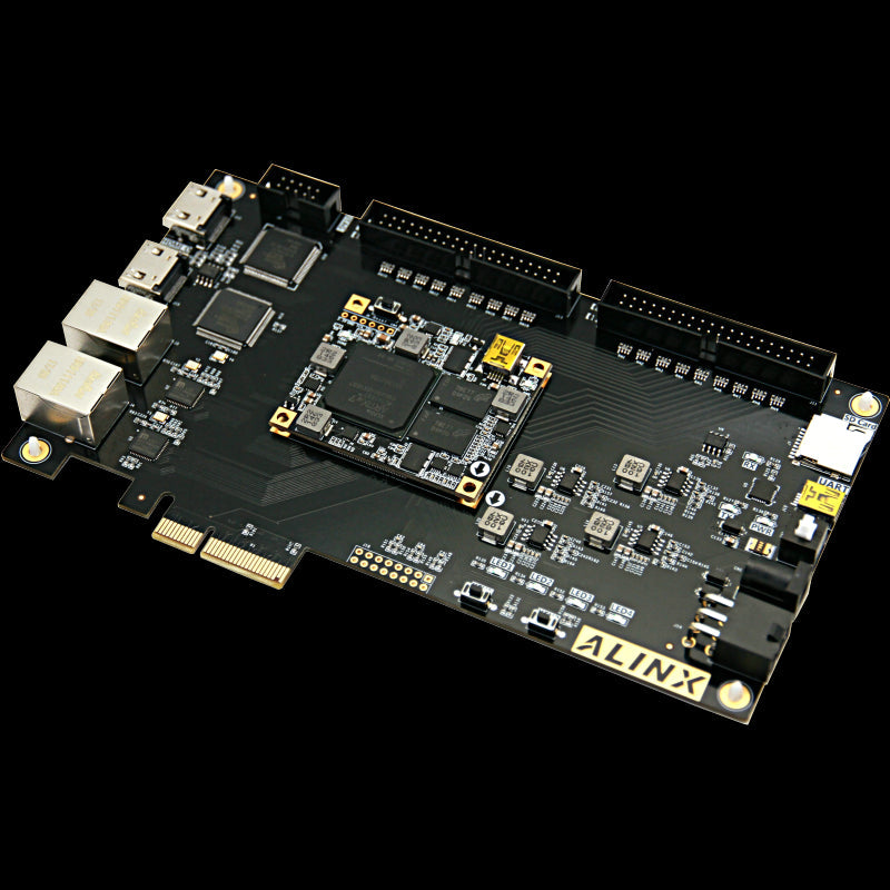 Alinx XILINX A7 FPGA Black Gold Development Board core Board Artix-7 PCIE X4 AX7103 Custom PCB tws pcba