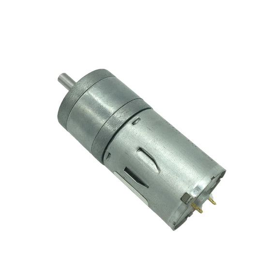 Custom 6-24V DC Gear Motor Low Speed  Electric Motor 7.5-1931RPM With Reversible Gearbox For Smart Car Mini Tools JGA25-370 Manufacturer
