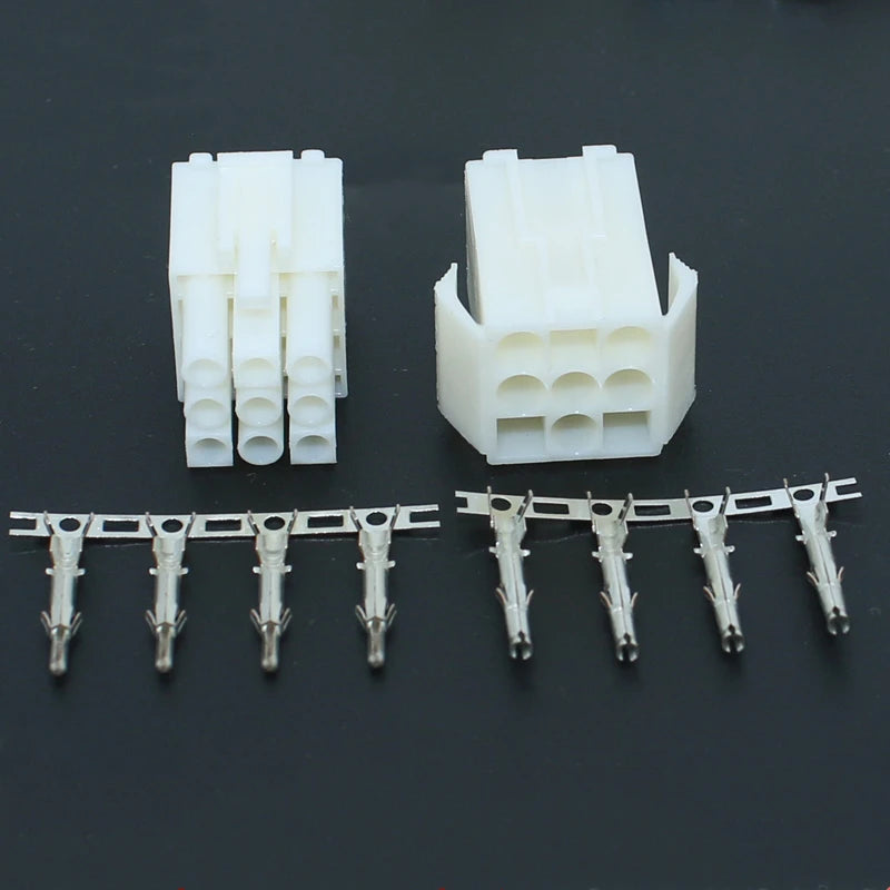 Custom Automotive connector EL-2/3/4/6/9P Small tamiya Connector 4.5mm EL4.5 Multipole Connectors Male + Female Plug + terminals Manufacturer