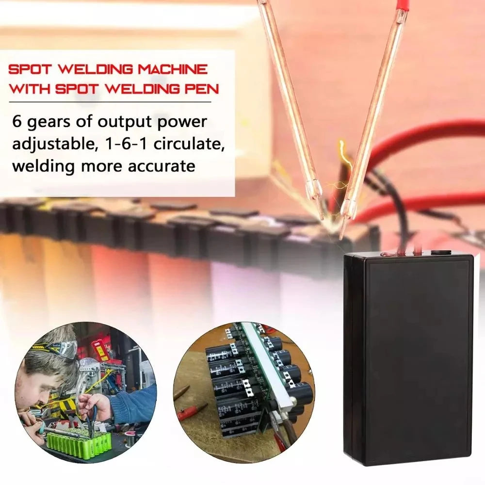 Custom DIY Handheld Welding Soldering Machine18650/32650 Li-ion Battery Mini Spot Welder Pens Display Power Spot Welding Power DC CableManufacturer