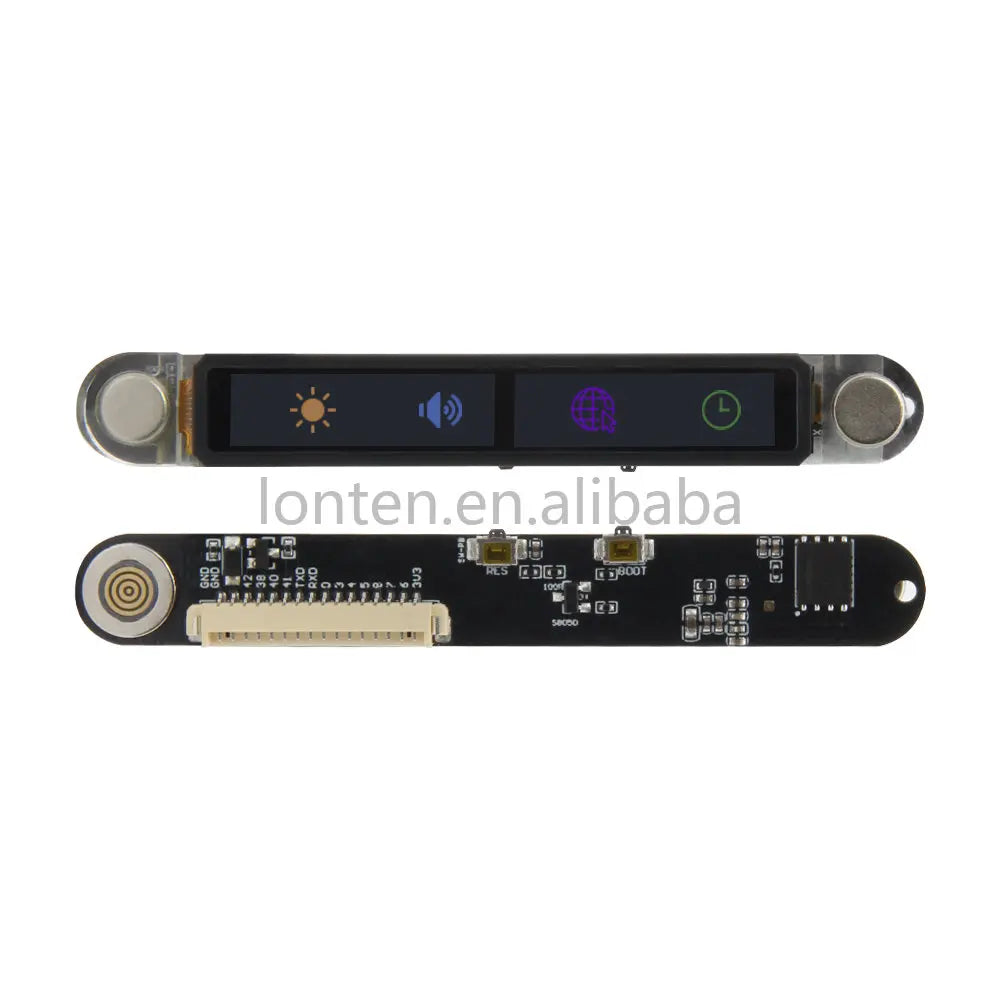 Custom T-Touch Bar ESP32-S3 Touch Display Bar Development Board ESP32-S3R8 WiFi BT Module Magnetic Round USB Connector Manufacturer