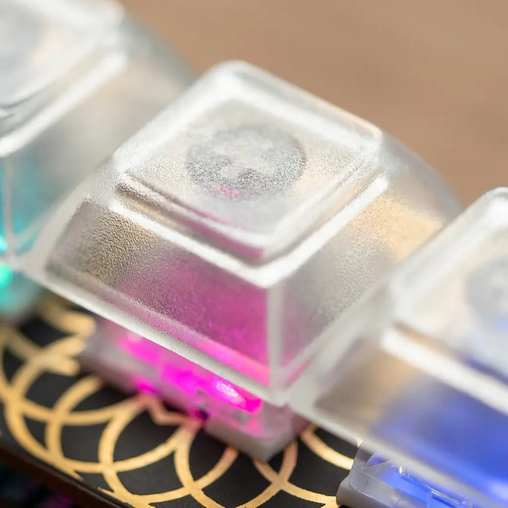 Custom Keybow Mini-3 key with RGB-illuminated Hot-swap mechanical switches clear key caps Manufacturer