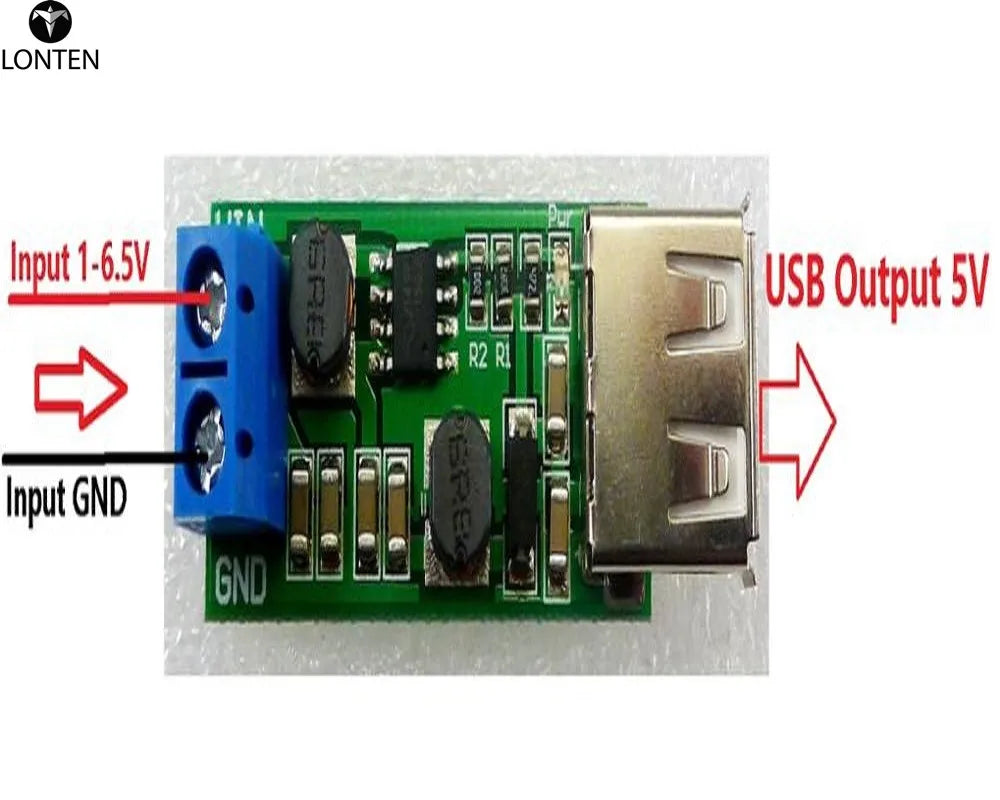 Custom 1205UA USB dc-dc boost buck step up step down converter Input 1-6.5V Output 5V Power supply module Manufacturer