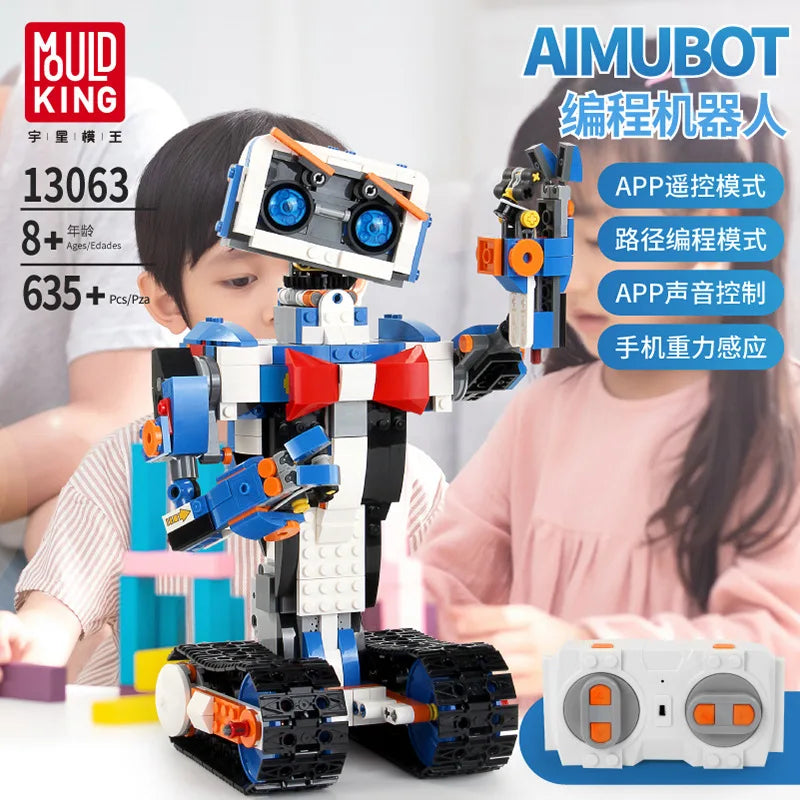 Custom Programming Robot Children's Fun Educational Building Blocks Remote Control Building Block Toy Boy Gift Manufacturer