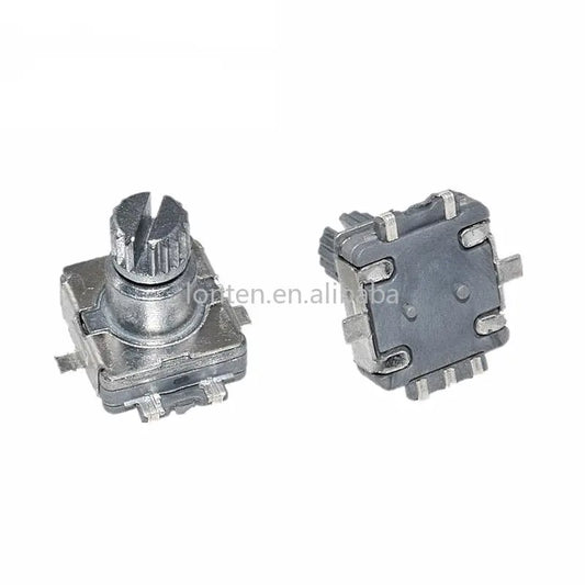 Custom 5PCS EC11 Patch Encoder Incremental Rotary Digital Potentiometer with Switch for Automobile Speaker 10MM Plum Shaft Manufacturer