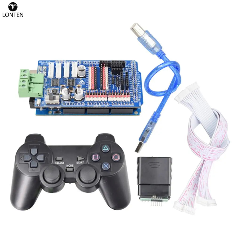 Custom Lonten 80mm Mecanum Acrylic Platform Omni-Directional Mecanum Wheel Robot Car with for arduinos MEGA or with STM32 Electronic Co Manufacturer