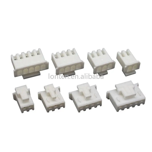 Custom 10 Sets XHB 2.54MM Connector with Buckle Hole Though Type 2/3/4/5/6/7/8/9/10 Pin Curved Pin+Housing+Crimp terminal Kits Manufacturer