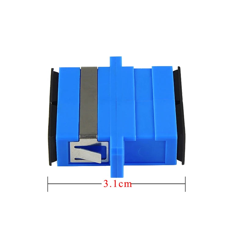 Custom 100PCS SC UPC Duplex single-mode Fiber optic Adapter SC Optical fiber coupler SC UPC Fiber flange SC connector Manufacturer