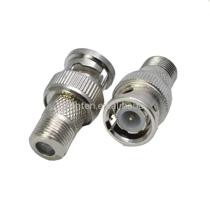 Custom 5pcs BNC Male Plug To F Female Jack Coax Connector Adapter For CCTV Camera Drop Shipping Support Silver monitor Manufacturer