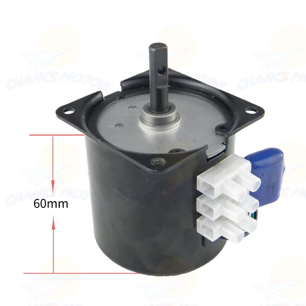 Custom 60KTYZ SYNCHRONOUS MOTOR  FOR MACHINERY SPIN AC 220V 20RPM CW/CCW 14W With Bracket Manufacturer
